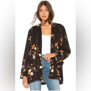 Free People Peony Wrap Kimono Jacket